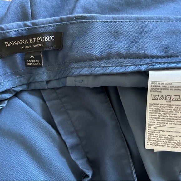 NWOT Mens Aiden Dress Short by Banana Republic waist 36 X 19” L Polyester blend - Picture 6 of 16